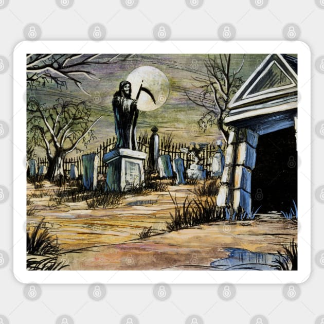 Cemetery Magnet by Edumj